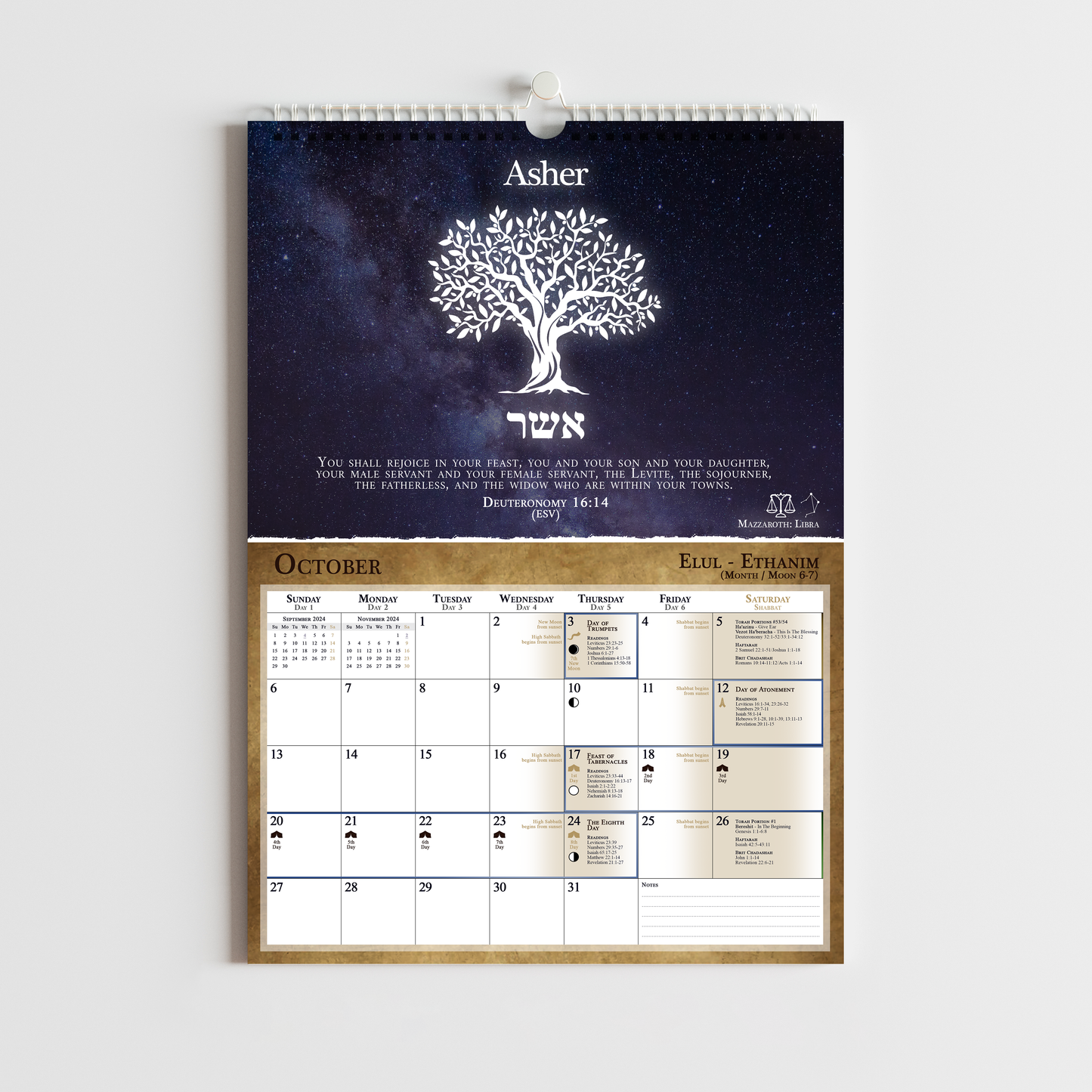 YHWH's Feast Days, New Moon Dates, Shabbat Torah Portion Schedule, Mazzaroth