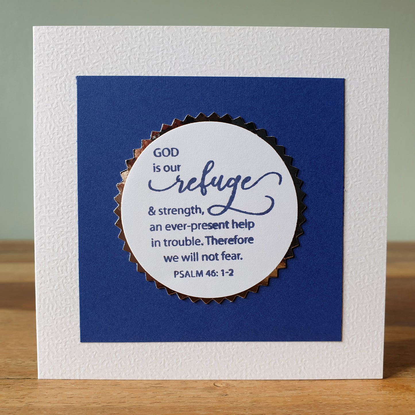 Greeting Cards | Edifying Scriptures 6 Pack (Small-Blue) Unique Variations to Edify One Another | FREE DELIVERY