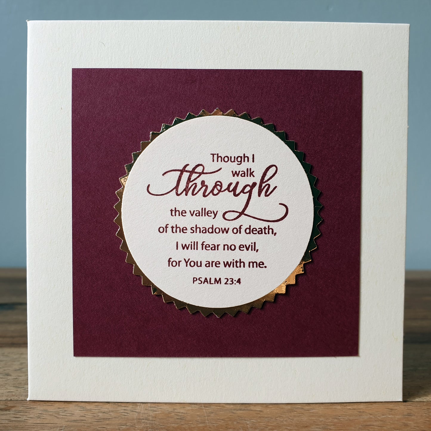 Greeting Cards | Edifying Scriptures 6 Pack (Small-Red) Unique Variations to Edify One Another | FREE DELIVERY
