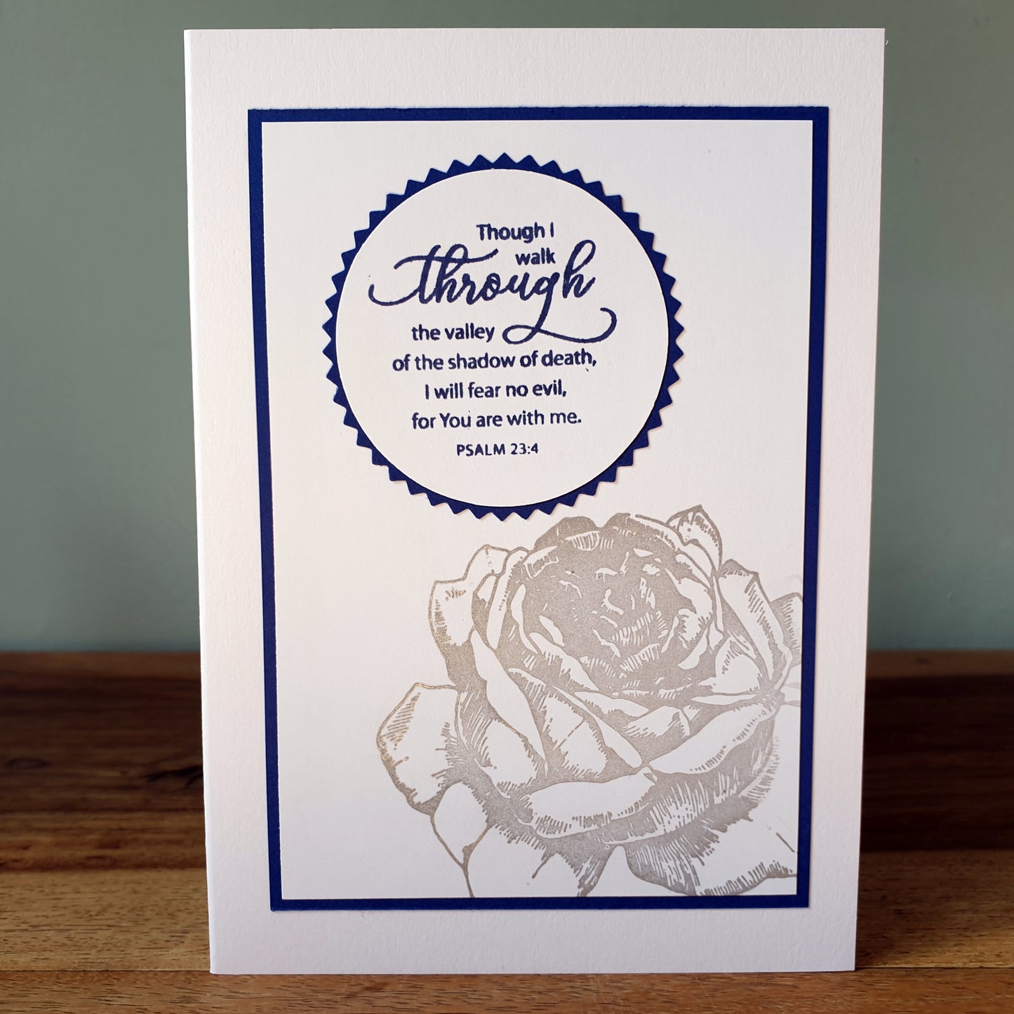 Greeting Cards | Edifying Scriptures 5 Pack (Medium-Blue) Unique Variations to Edify One Another | FREE DELIVERY