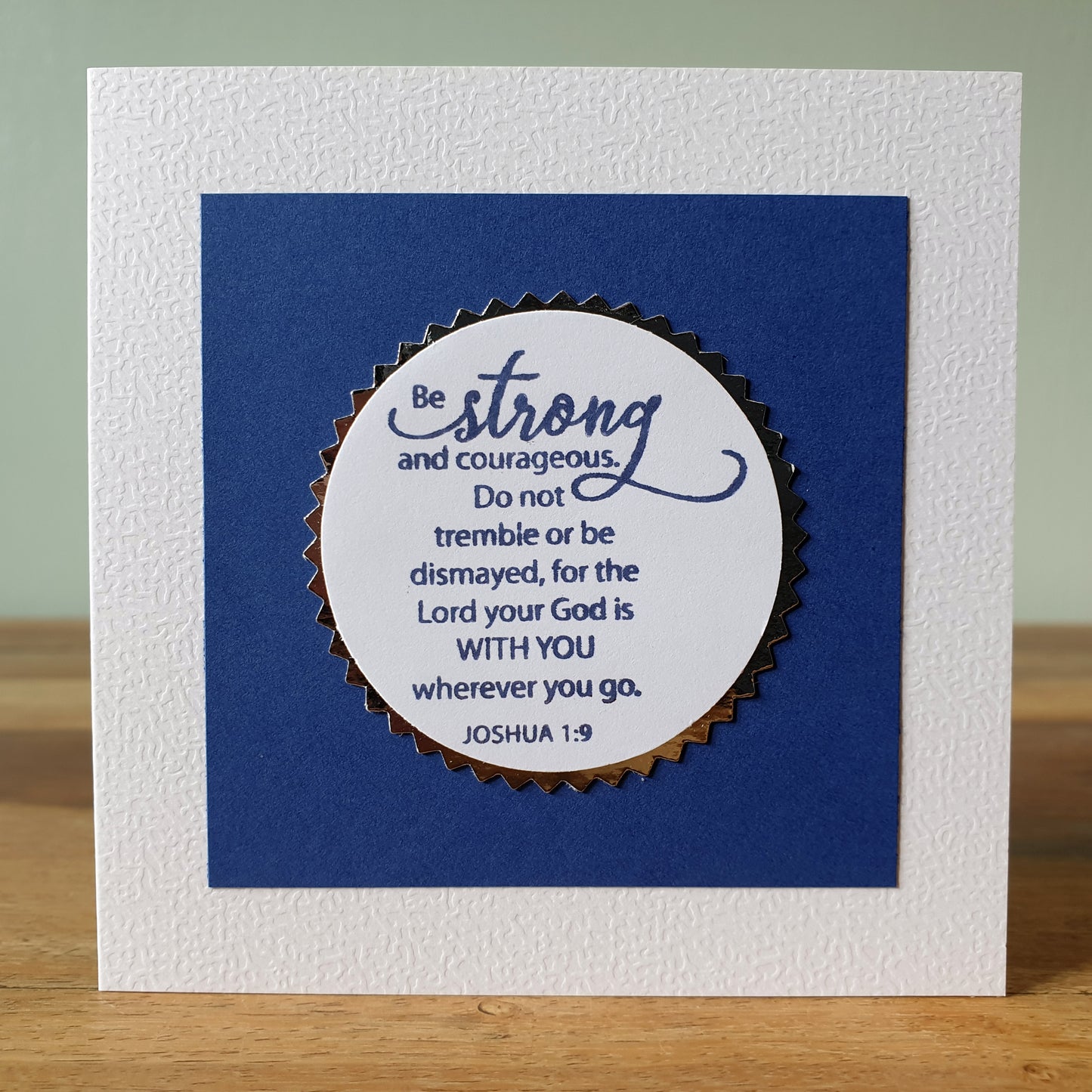 Greeting Cards | Edifying Scriptures 6 Pack (Small-Blue) Unique Variations to Edify One Another | FREE DELIVERY