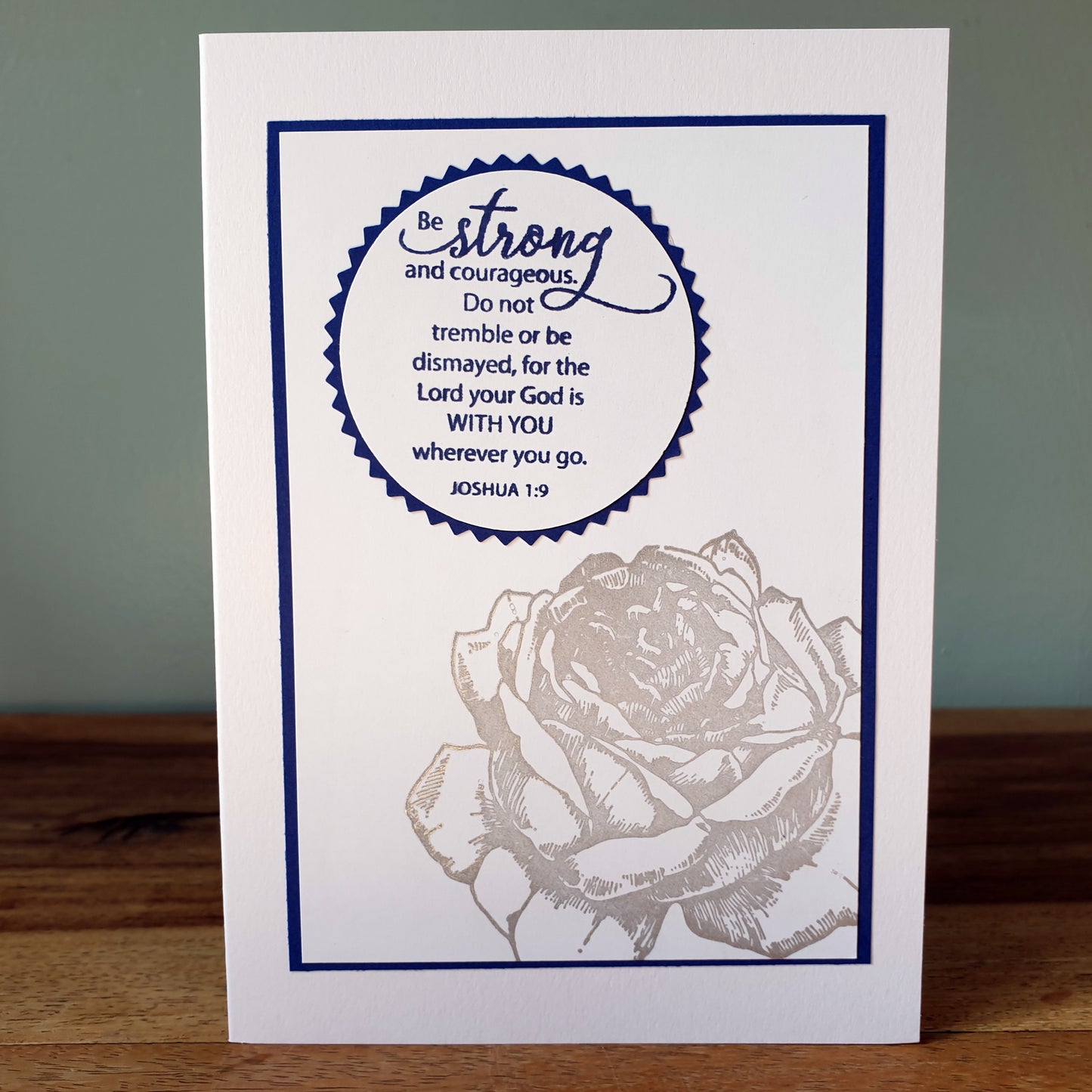 Greeting Cards | Edifying Scriptures 5 Pack (Medium-Blue) Unique Variations to Edify One Another | FREE DELIVERY