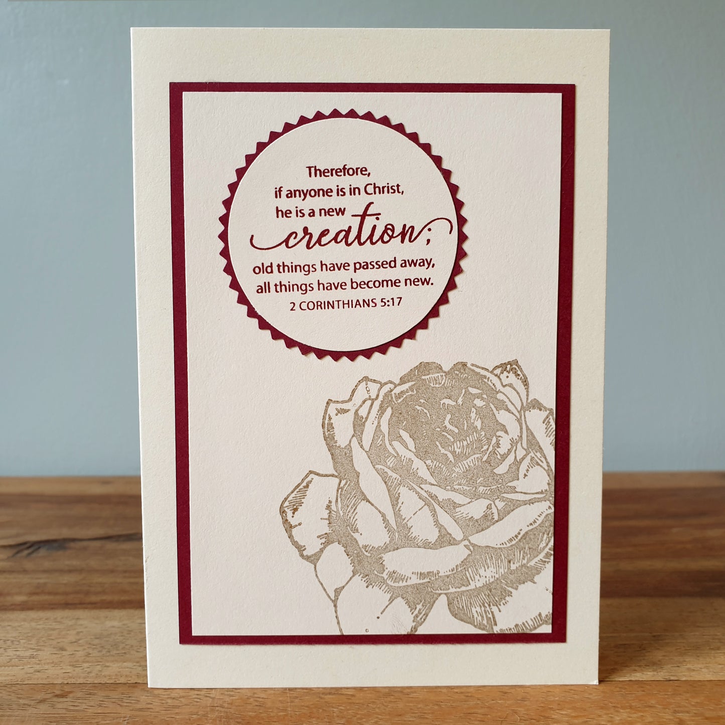 Copy of Greeting Cards | Edifying Scriptures 5 Pack (Medium-Red) Unique Variations to Edify One Another | FREE DELIVERY
