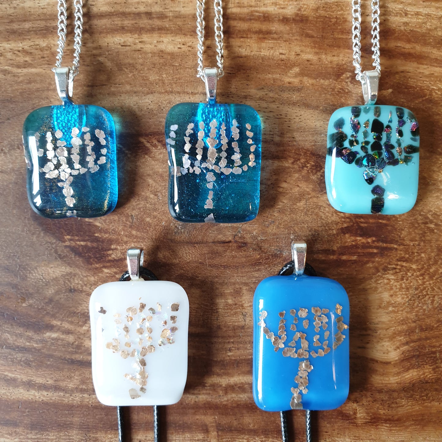 Menorah Pendant Collection | 5 Unique Variations (Medium Size) | FREE DELIVERY