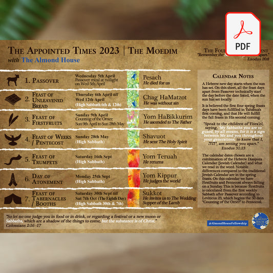 FREE: The Appointed Times Calendar 2023 - PDF