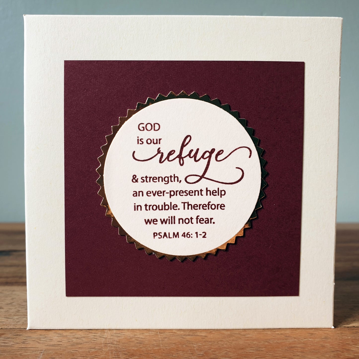Greeting Cards | Edifying Scriptures 6 Pack (Small-Red) Unique Variations to Edify One Another | FREE DELIVERY