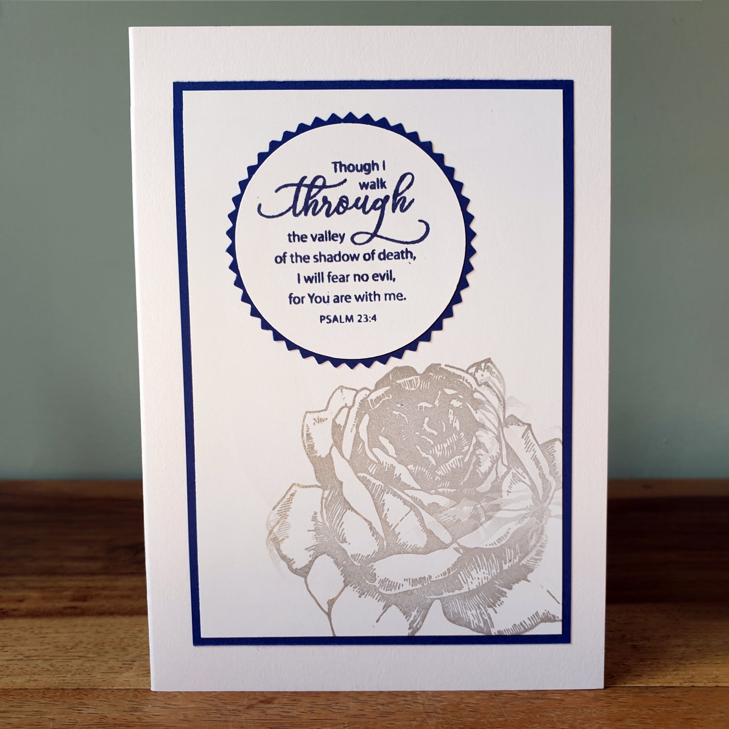 Greeting Cards | Edifying Scriptures 5 Pack (Medium-Blue) Unique Variations to Edify One Another | FREE DELIVERY