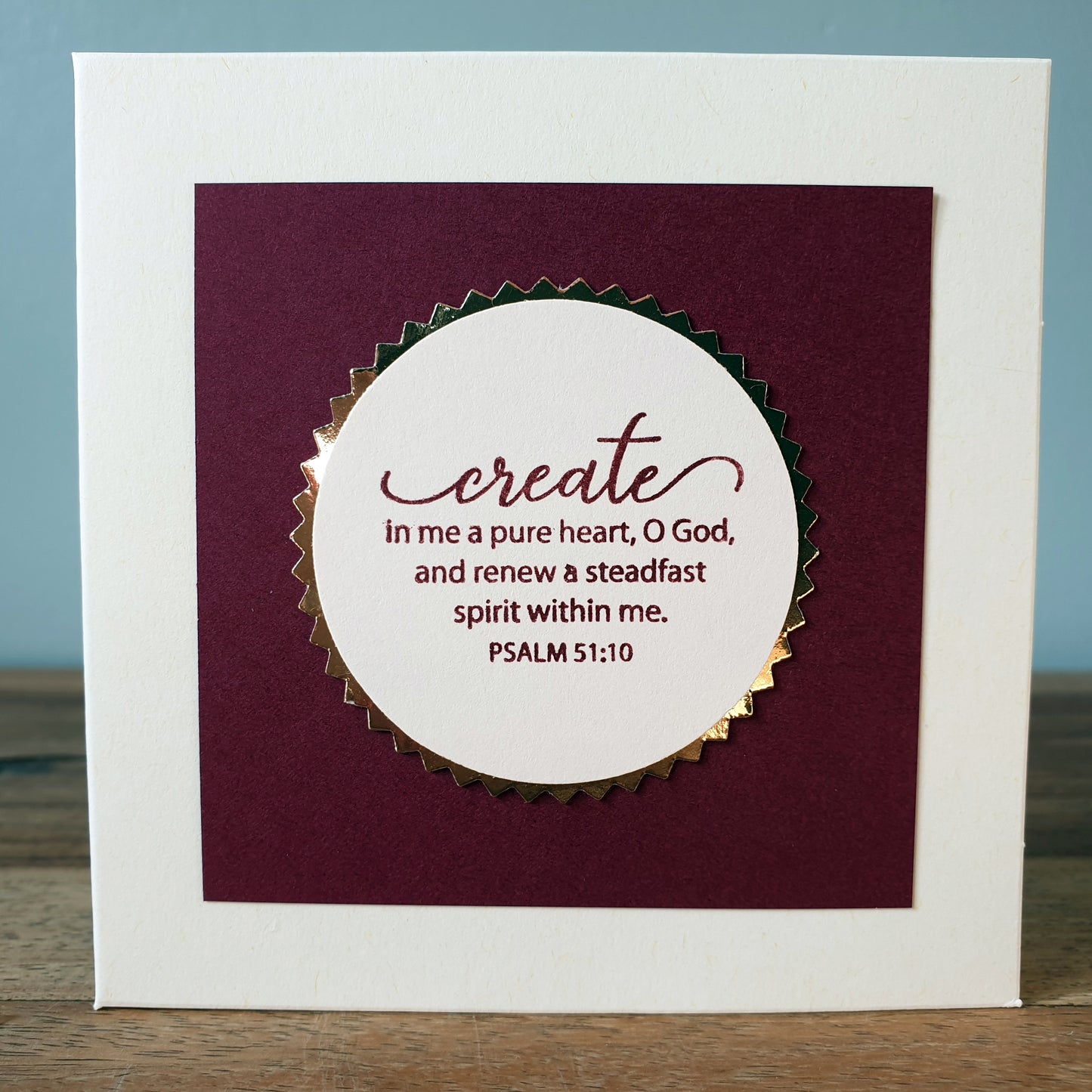 Greeting Cards | Edifying Scriptures 6 Pack (Small-Red) Unique Variations to Edify One Another | FREE DELIVERY